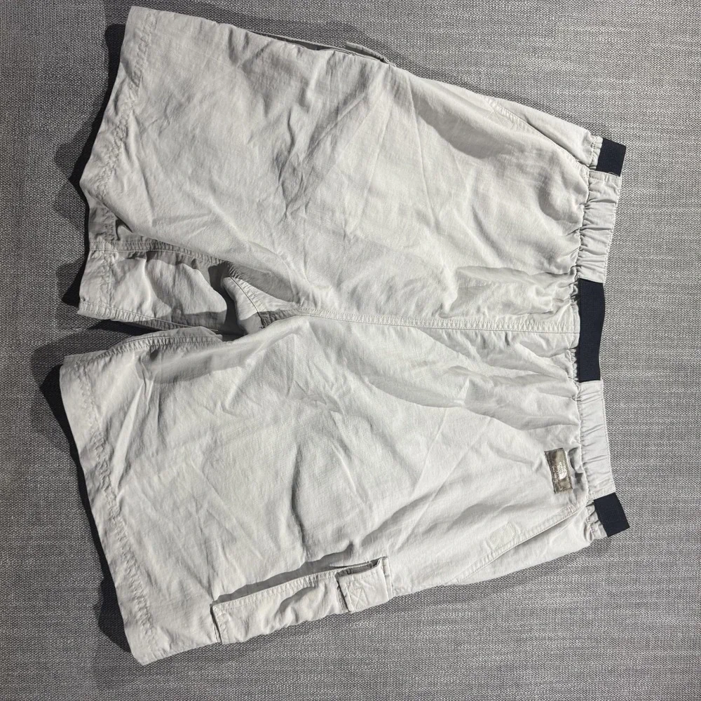 The North Face Shorts Mens 36 Gray Nylon Cargo Belted Hiking Travel Outdoor‎